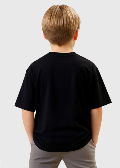 Asil black t-shirt - back