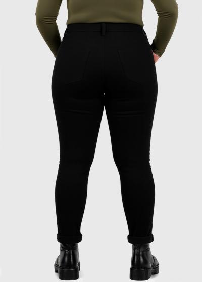 Chloe Plus Size black jeans - back