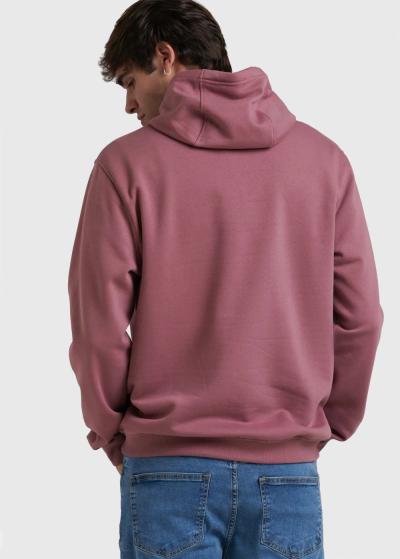 Aurel rozā hūdijs ar kabatām - back