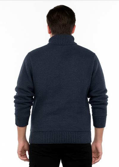 Archy tumši pelēka jaka ar rāvējslēdzēju - back