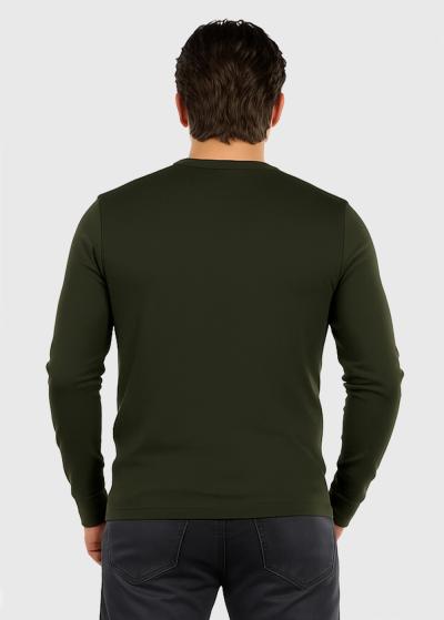 Aller haki vīriešu džemperis - back