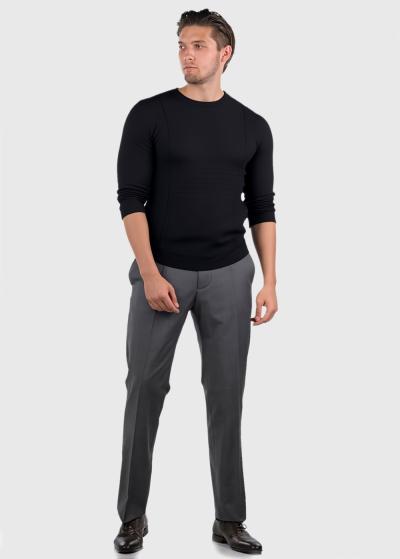 Akif melns vīriešu džemperis - back