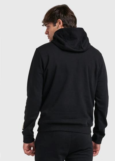 Bernold melns hūdijs un kapuci - back