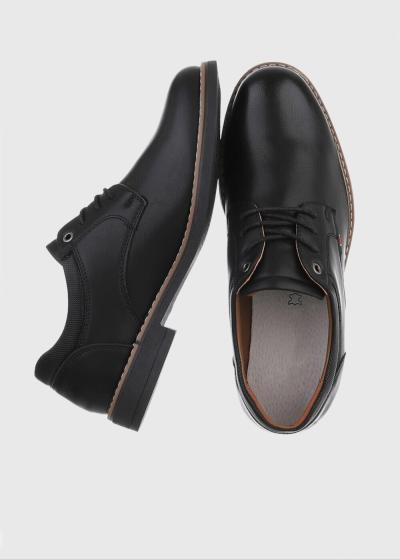 Tolan melni apavi ar šņorēm - back