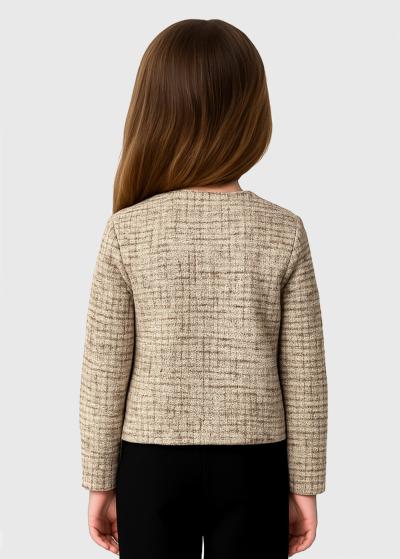 Taylor bēša žakete ar pogām - back