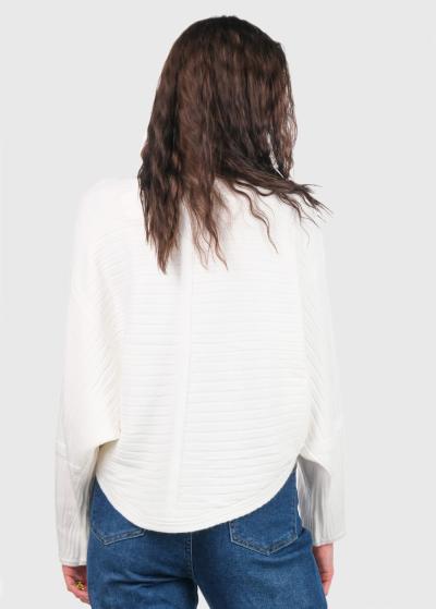 Sally balts džemperis - back