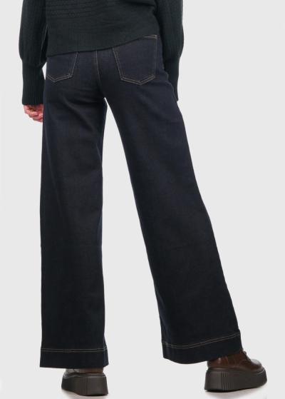 Ruthie tumši zili džinsi ar augstu jostasvietu - back