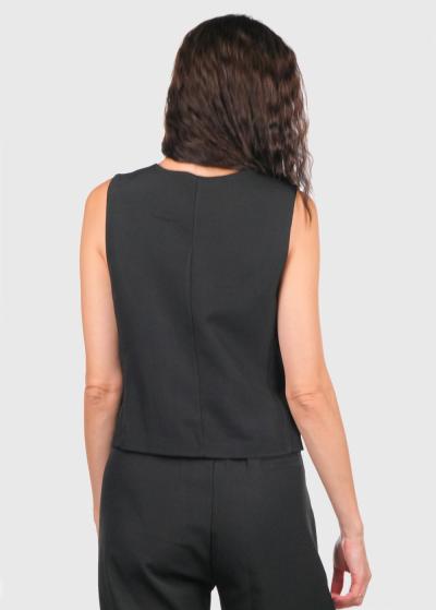 Ray melna sieviešu veste - back