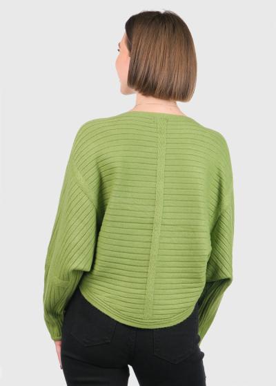 Sally zaļš džemperis - back