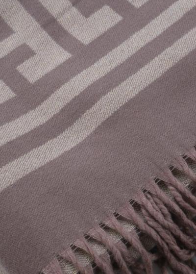 Morgana женский шарф с бахромой - back