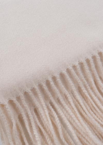 Shell бежевый шарф с бахромой - back