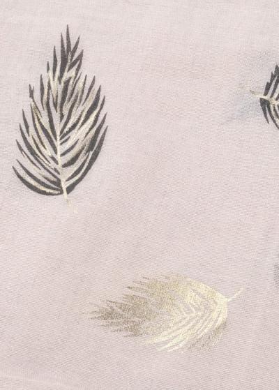 Melissa бежевый платок с принтом - back