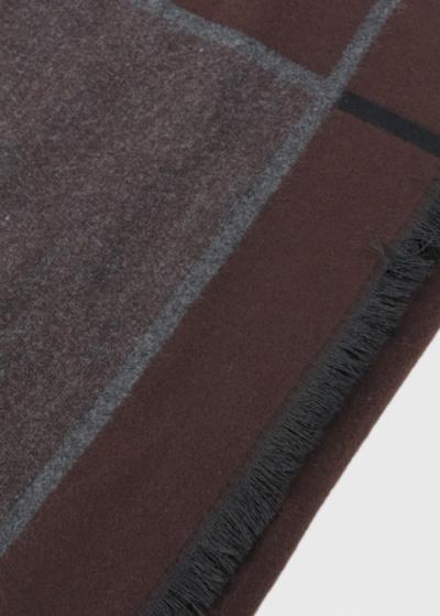 Serdar коричневый мужской шарф - back