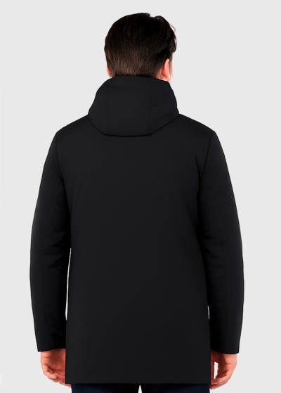 Misha black men's jacket - back