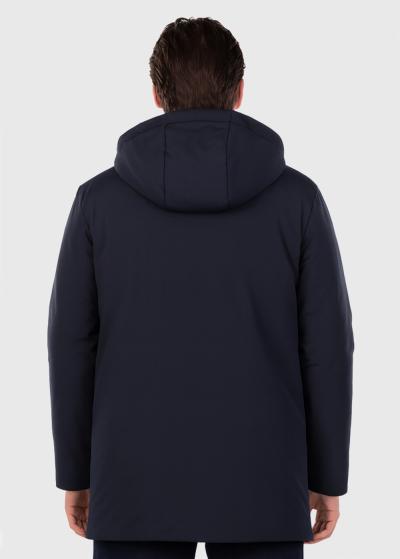 Misha dark blue men's jacket - back