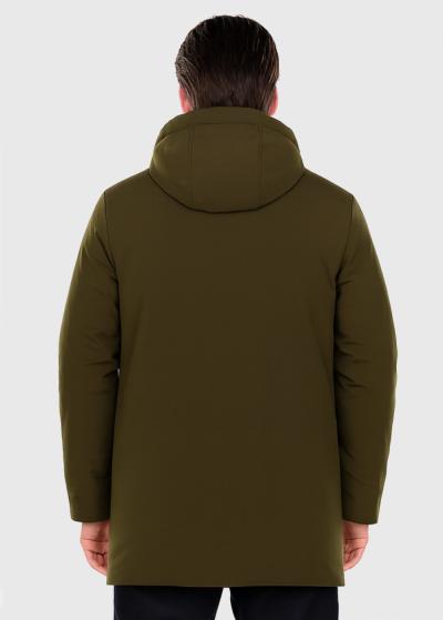 Misha light brown men's jacket - back