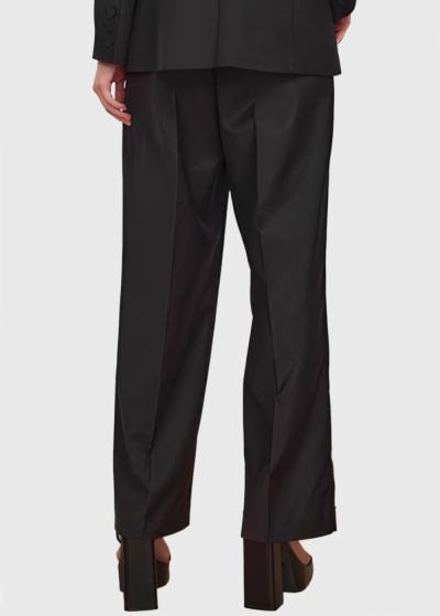 Emilia black pants with pockets - back