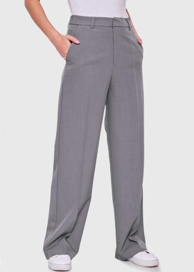 Em grey pants with pockets - back