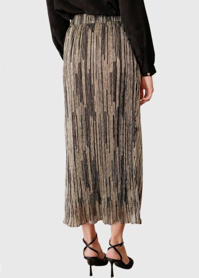 Isabella long skirt with split - back