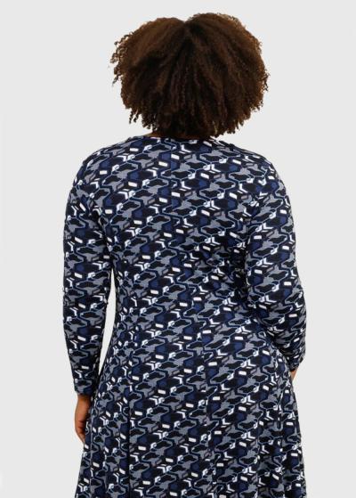 Camilla Plus Size short dress with print - back