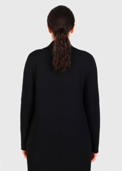 Ophelia black cardigan with pockets - back