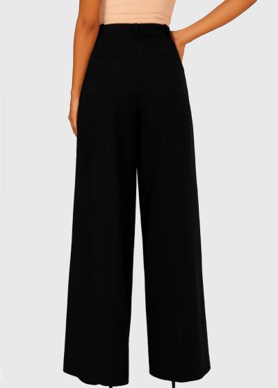 Jes black wide leg pants - back