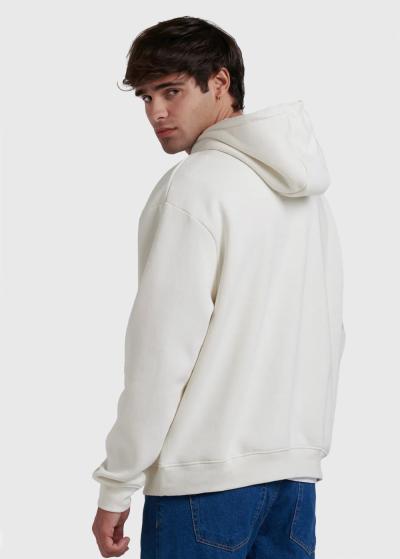 Mew white men's hoodie - back
