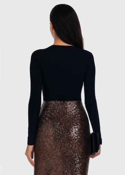 Jessica evening dress with sequins - back