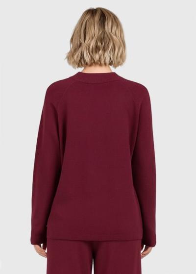 Joc red women's suit - back