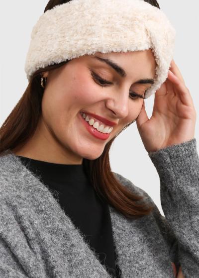 Juli beige headband  - back