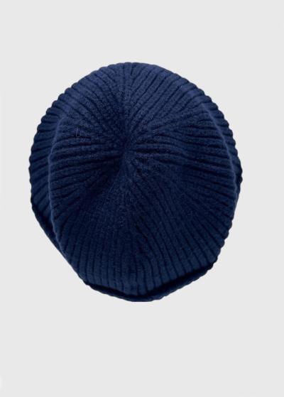 Kate dark blue warm hat - back