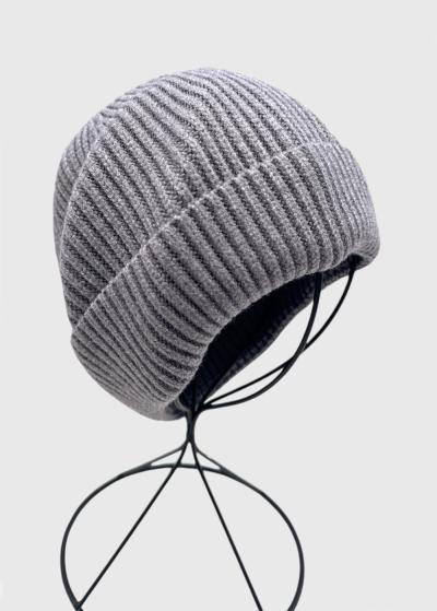 Kate grey warm hat - back