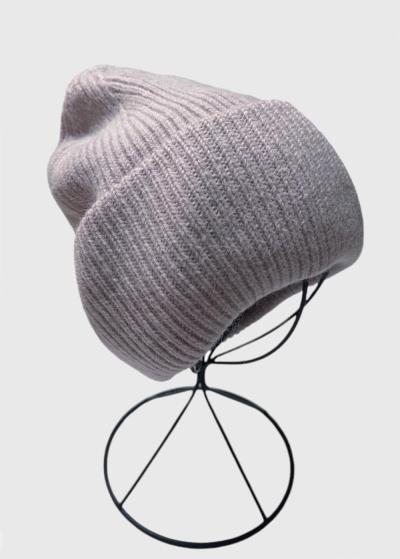 Kitty pink knitted hat - back