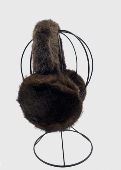 Kimberly brown warm earmuffs - back