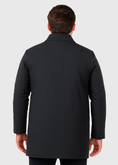Loic black jacket with buttons - back