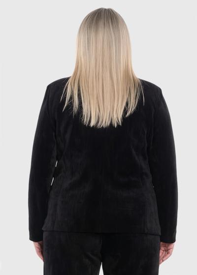 Lou Plus Size black blazer - back