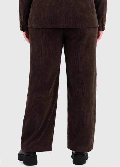 Lou Plus Size brown pants - back