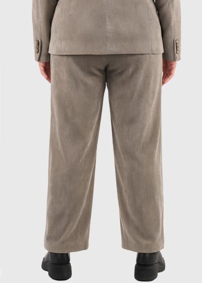 Lou Plus Size beige pants - back