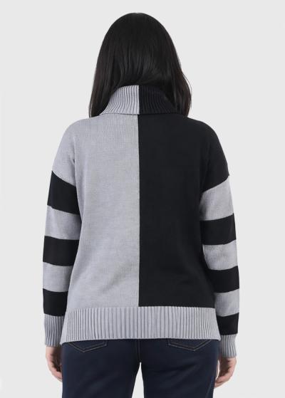 Mag women's high neck sweater - back