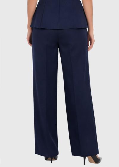 Shell dark blue women's pants - back