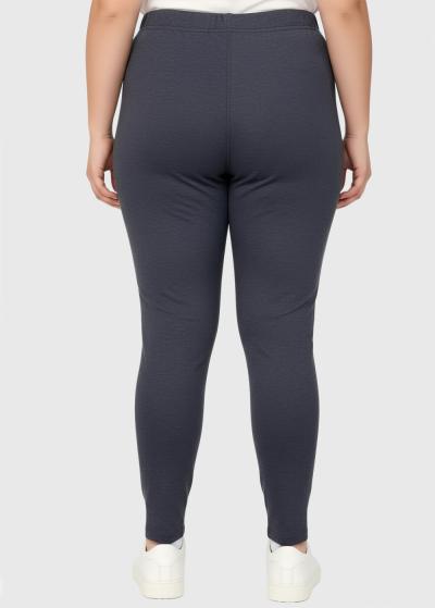 Lean Plus Size blue women's leggings - back