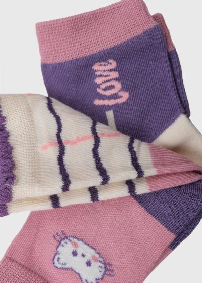 Catalin sock set with print - back