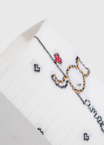 Belita white tights with print - back