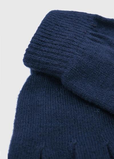 Blaz dark blue gloves - back