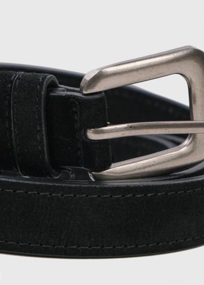 Penelope black leather belt - back