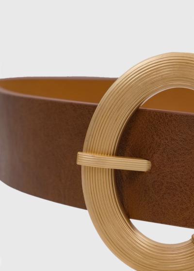 Piper brown women's belt - back