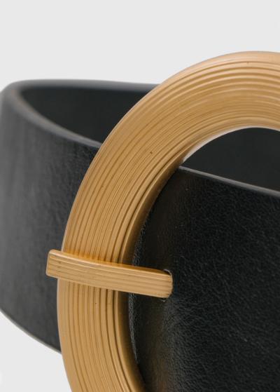 Piper black women's belt - back