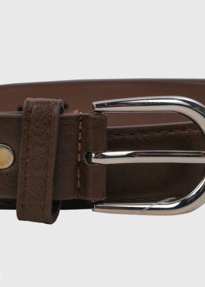 Rachel dark brown women's belt - back