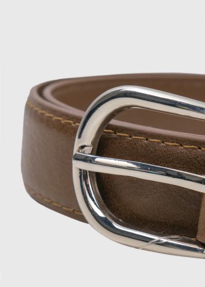 Rachel light brown women's belt - back