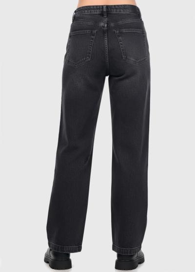 Samantha dark grey high-rise jeans - back